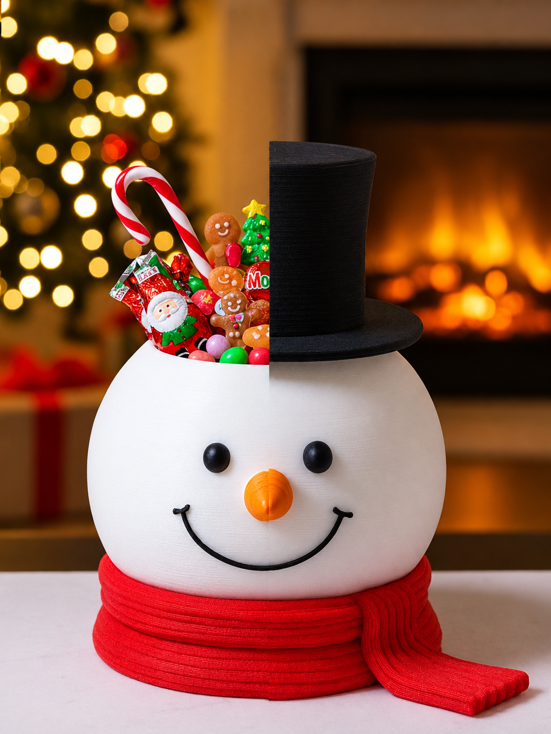 Tigela Boneco de Neve